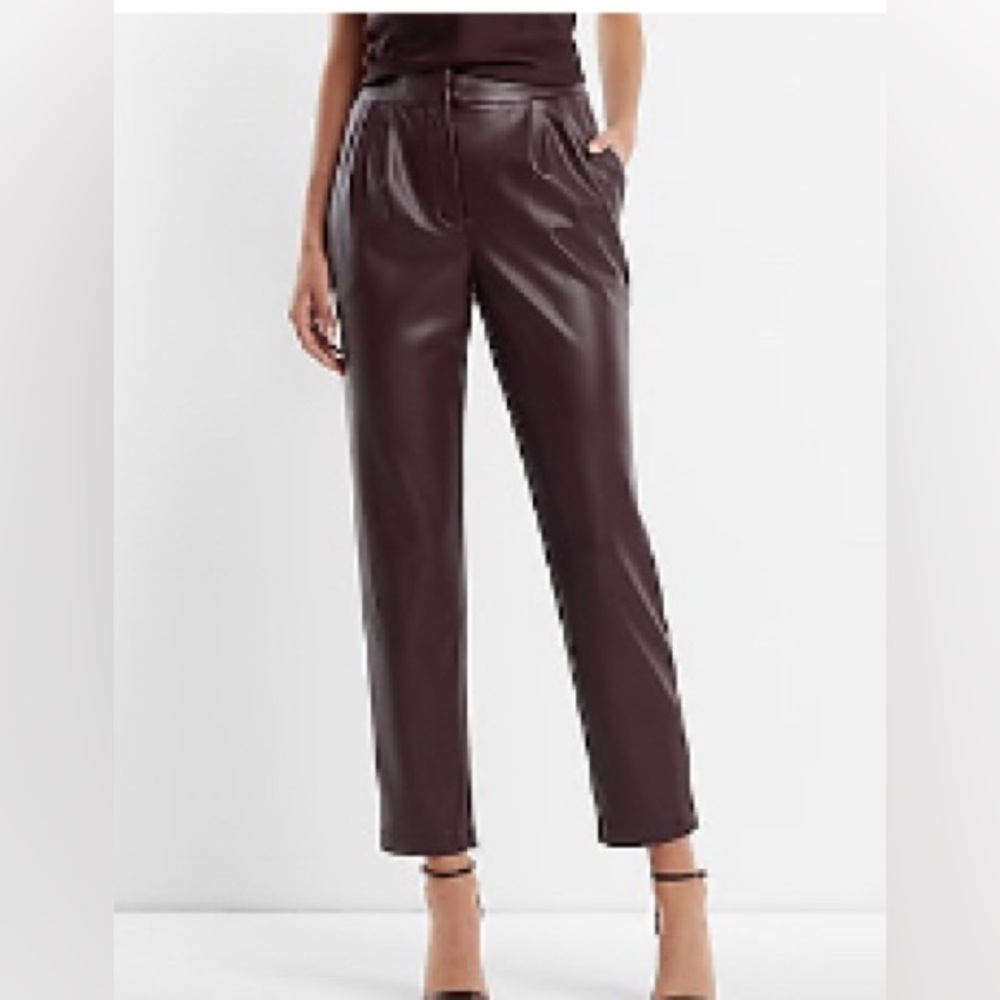 Express size 14 faux leather pants